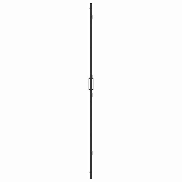 Schwarze Walk-In Duschwand 100x190 cm