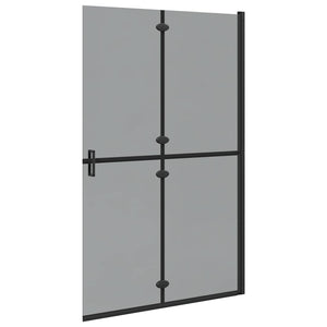 Schwarze Walk-In Duschwand 120x190cm