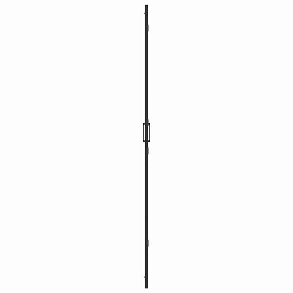 Schwarze Walk-In Duschwand 120x190cm