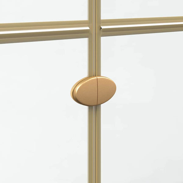 Gold Walk-In Duschwand 70x190 cm