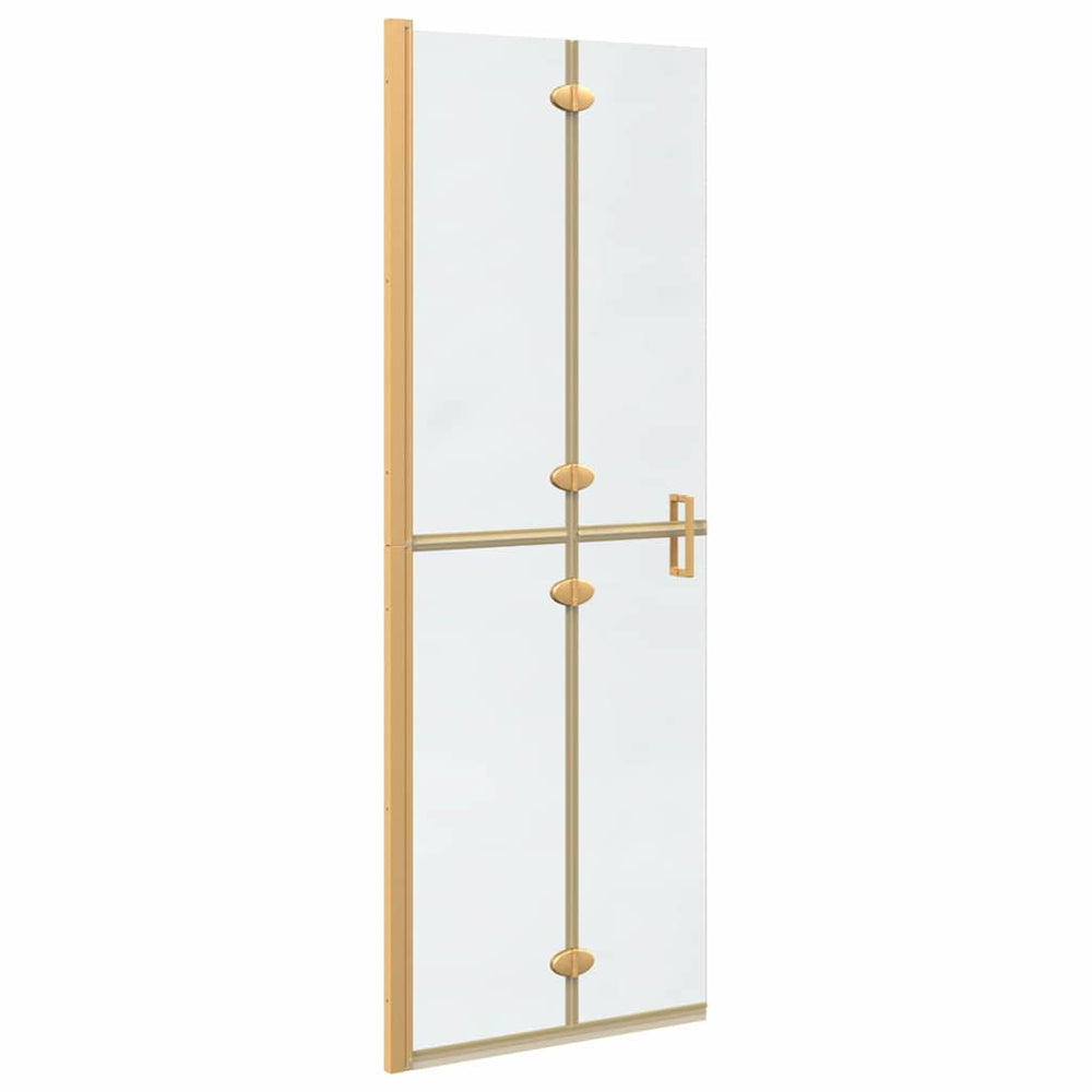 Gold Walk-In Duschwand 70x190 cm