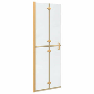 Gold Walk-In Duschwand 70x190 cm