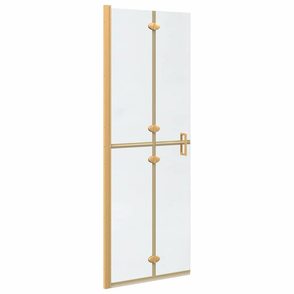 Gold Walk-In Duschwand 70x190 cm