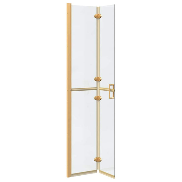 Gold Walk-In Duschwand 70x190 cm