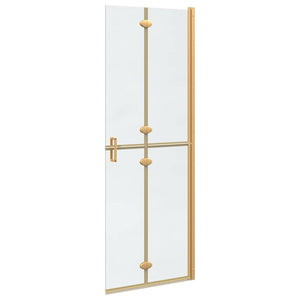 Gold Walk-In Duschwand 70x190 cm
