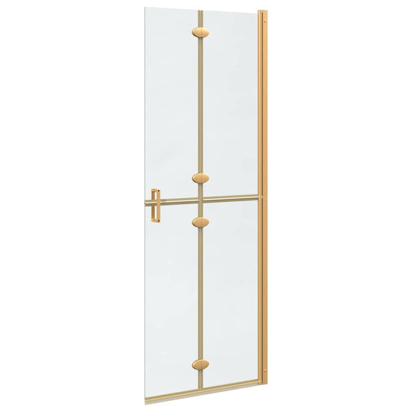 Gold Walk-In Duschwand 70x190 cm