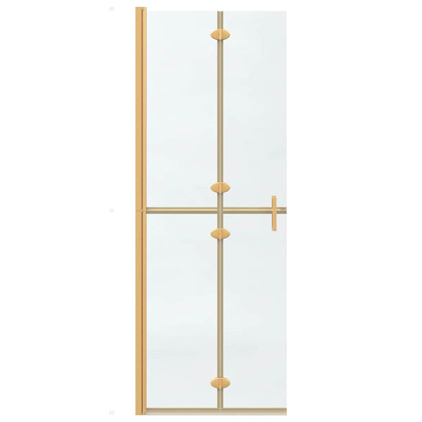 Gold Walk-In Duschwand 70x190 cm