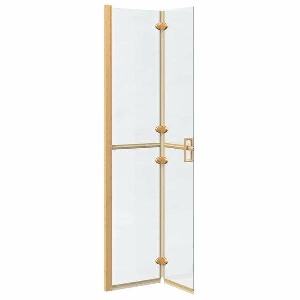 Walk-In Duschwand Gold 80x190cm