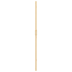 Gold Walk-In Duschwand 110cm