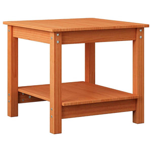Couchtisch Kiefer Massivholz Wachsbraun 50x50cm