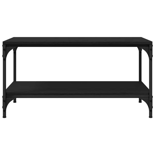 Schwarzer Couchtisch Eichenoptik