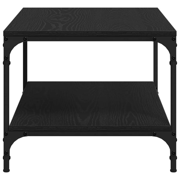 Schwarzer Couchtisch Eichenoptik