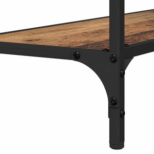 Konsolentisch Altholz mit Regal 75 cm