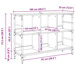 Sideboard Altholz 102 cm