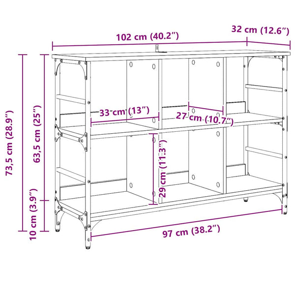 Sideboard Altholz 102 cm