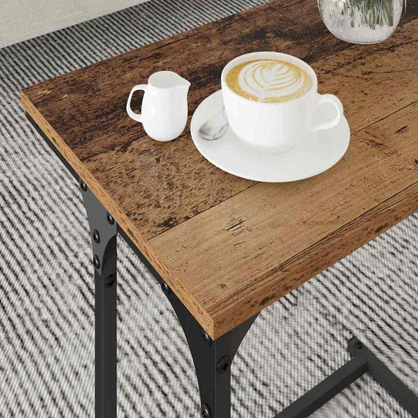 vidaXL Nesting Coffee Table 3 pcs Reclaimed Wood Engineered Wood