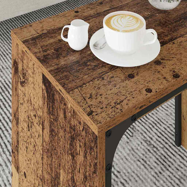 3er Couchtisch Altholz