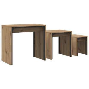 Couchtisch 3er Set Artisan Eiche