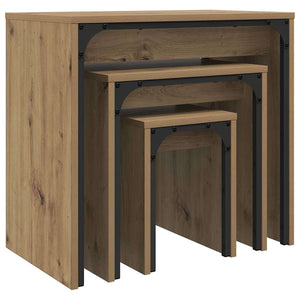 Couchtisch 3er Set Artisan Eiche