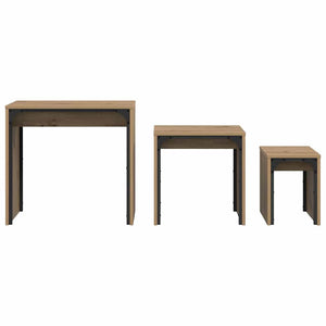 Couchtisch 3er Set Artisan Eiche