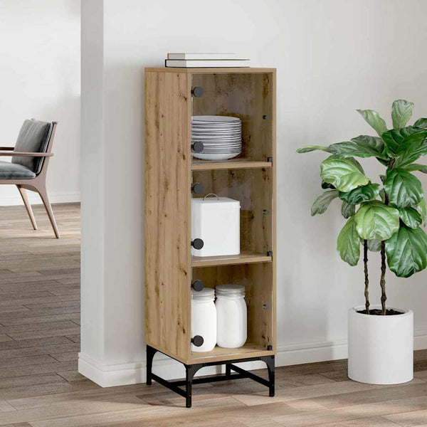 vidaXL Sideboard Artisan Oak 35 x 37 x 117 cm