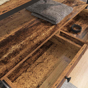 Kleiderschrank Altholz, 89 cm breit