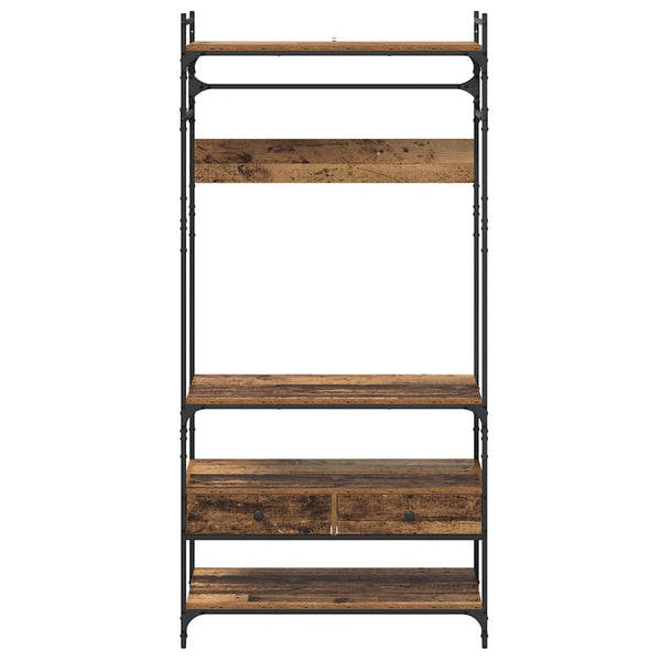 Kleiderschrank Altholz, 89 cm breit