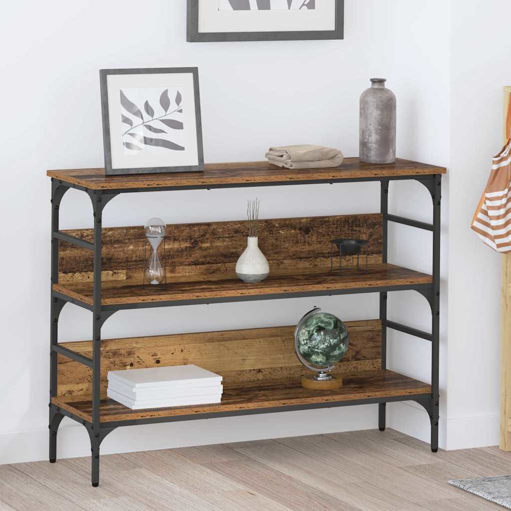Konsolentisch Altholz mit Regal