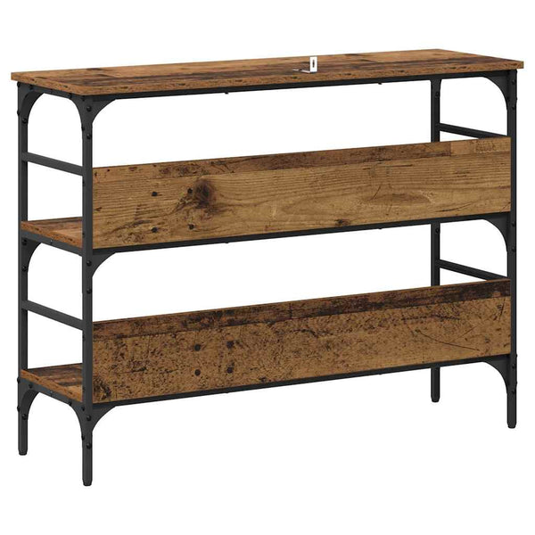 Konsolentisch Altholz mit Regal