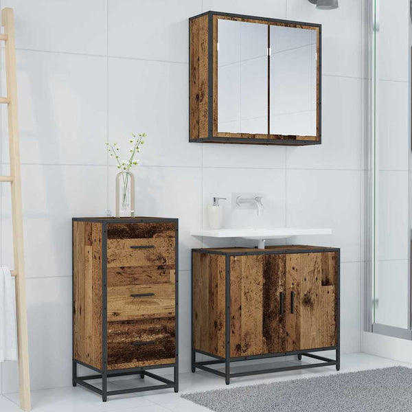 Sideboard Altholz 35,5x35x76 cm