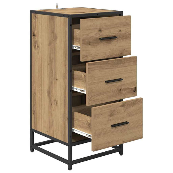 vidaXL Sideboard Artisan Oak 35.5 x 35 x 76 cm