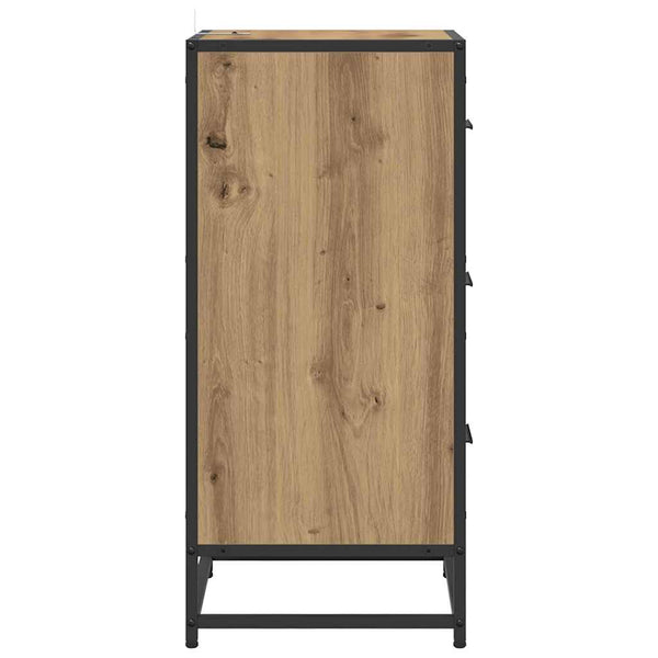 vidaXL Sideboard Artisan Oak 35.5 x 35 x 76 cm