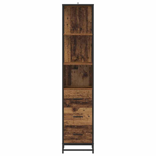 Badezimmermöbel-Set Altholz 35x37,5x166cm