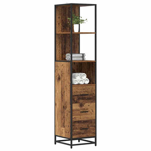 Badezimmermöbel-Set Altholz 35x37,5x166cm