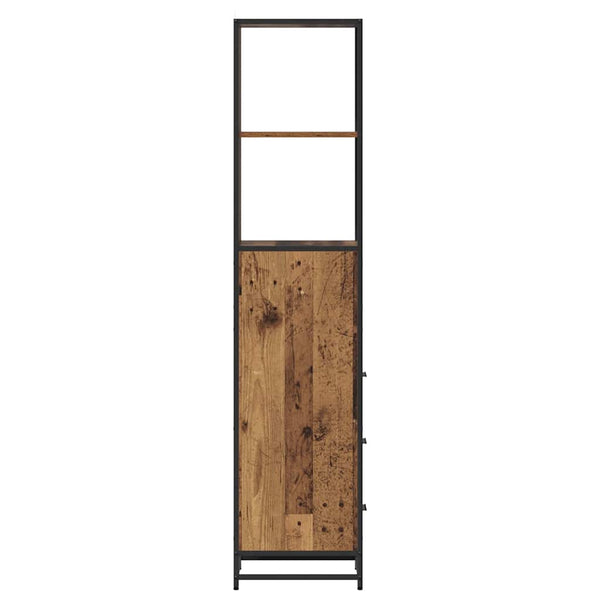 Badezimmermöbel-Set Altholz 35x37,5x166cm