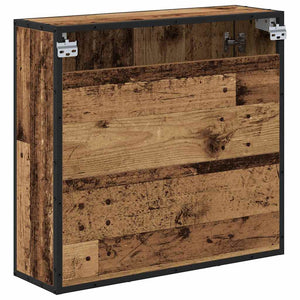 Wandregal Altholz 65x20x60 cm