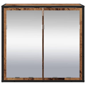 Wandregal Altholz 65x20x60 cm