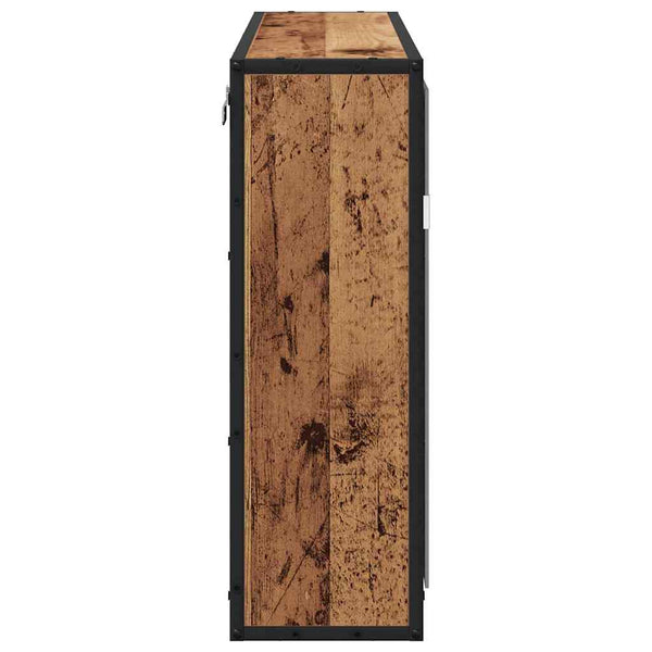 Wandregal Altholz 65x20x60 cm