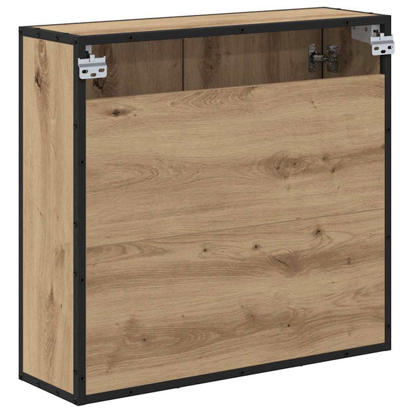 Wandregal Artisan-Eiche 65x20x60 cm