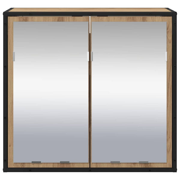 Wandregal Artisan-Eiche 65x20x60 cm