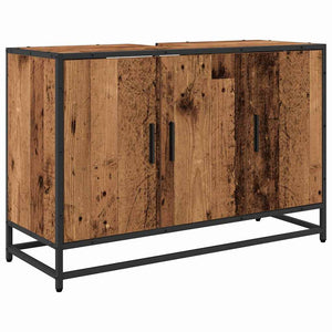 Badezimmerschrank Altholz 90x60 cm
