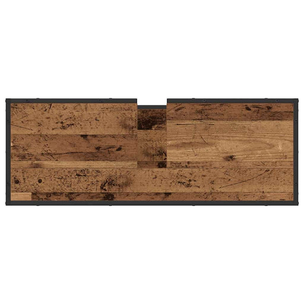 Badezimmerschrank Altholz 90x60 cm