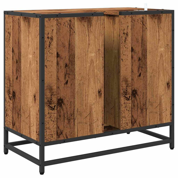 Badezimmerschrank Altholz 65x33x60cm