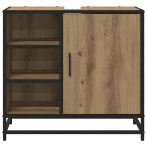 vidaXL Meuble de salle de bain chêne artisan 65x33x60 cm bois d'ingénierie