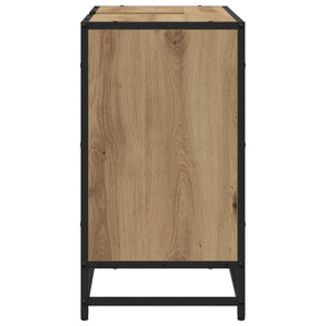 vidaXL Meuble de salle de bain chêne artisan 65x33x60 cm bois d'ingénierie