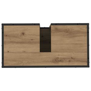 vidaXL Meuble de salle de bain chêne artisan 65x33x60 cm bois d'ingénierie