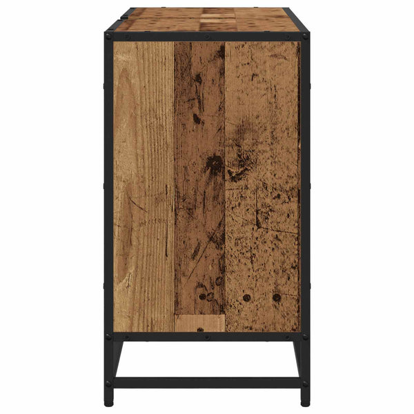 Badezimmerschrank Altholz 80x33x60cm