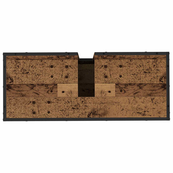 Badezimmerschrank Altholz 80x33x60cm