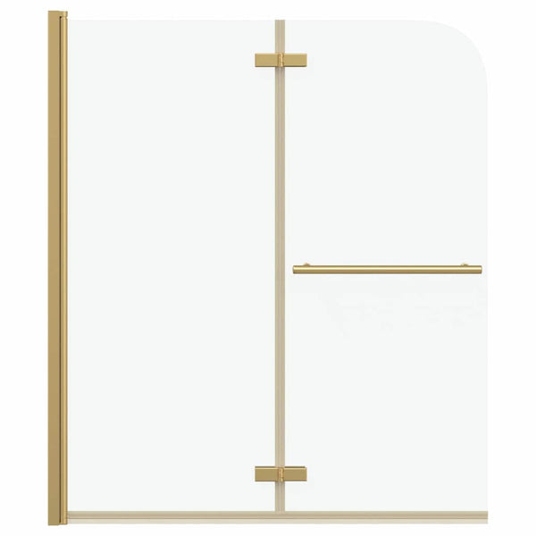 Duschabtrennung Transparent Gold 120x140cm