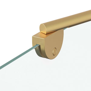 Goldener Badewannen Duschschirm 120 cm